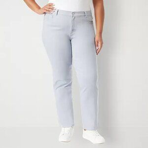 Plus Size Gloria Vanderbilt Amanda Classic Jeans, Women's, Size: 18W, Hydra Blue
